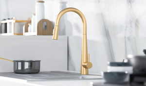 rose gold finish pull down kitchen faucet - K149 01 36 2